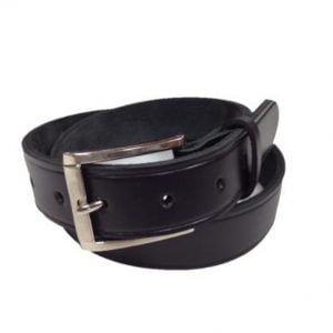 32mm Genuine Black Leather Belt in Australia