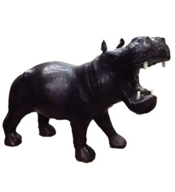 Genuine Leather Animal - Hippo 8-inch