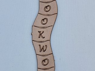 Real Leather Bookmarks Made in Australia - Bookworm Design