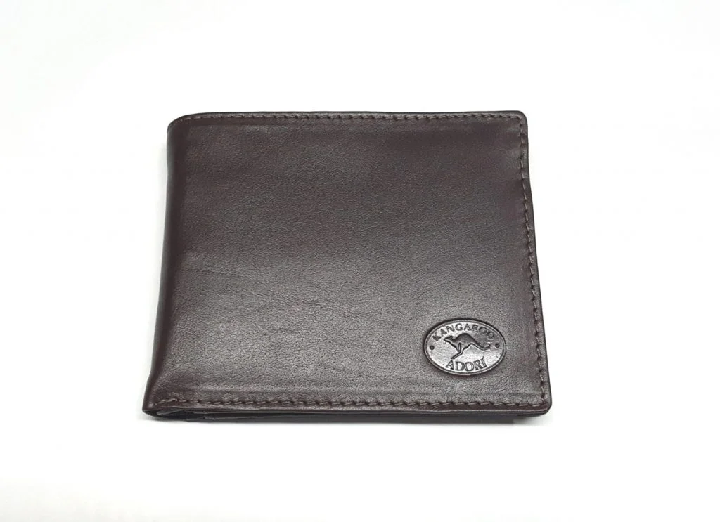 real-leather-made-in-australia-mens-wallets-brown-front-view