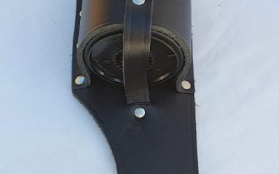 Black Wine & Beer Holster with Foam Insert Made in Australia