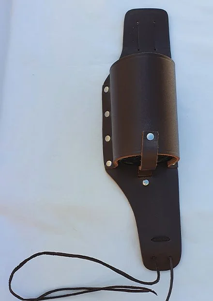 Brown Beer and Wine Holster with Foam Insert Made in Australia