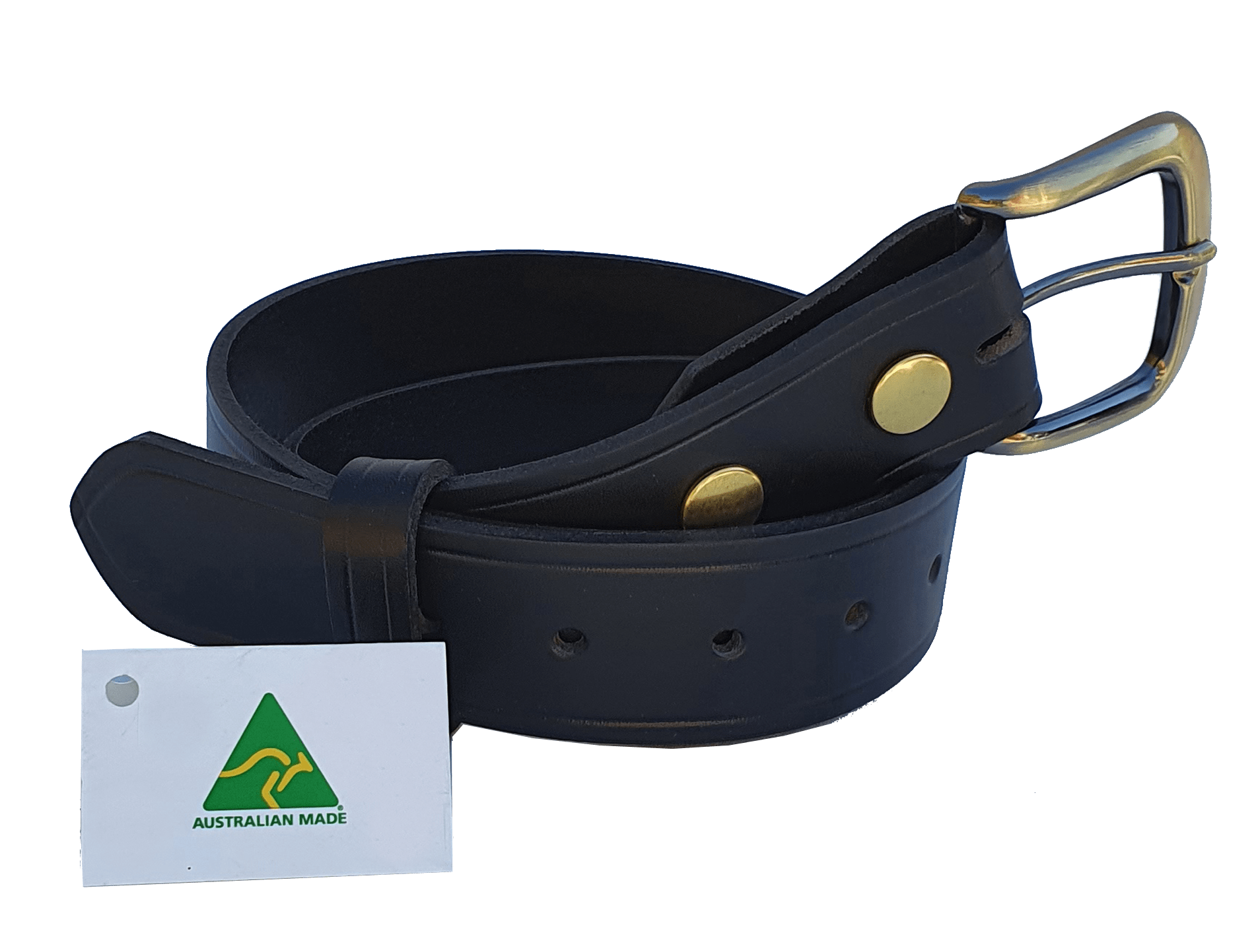 Queenslander Badgery Belt with Rings - Two Colours