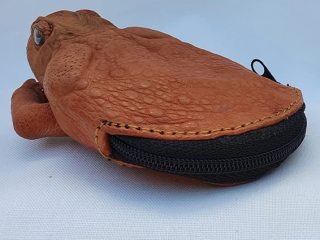 Cane Toad Coin Purse - Zipper Australian Novelty Gifts - Cane Toad Coin Purse