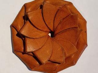 Clever Kangaroo Tan Leather Coin Pouch