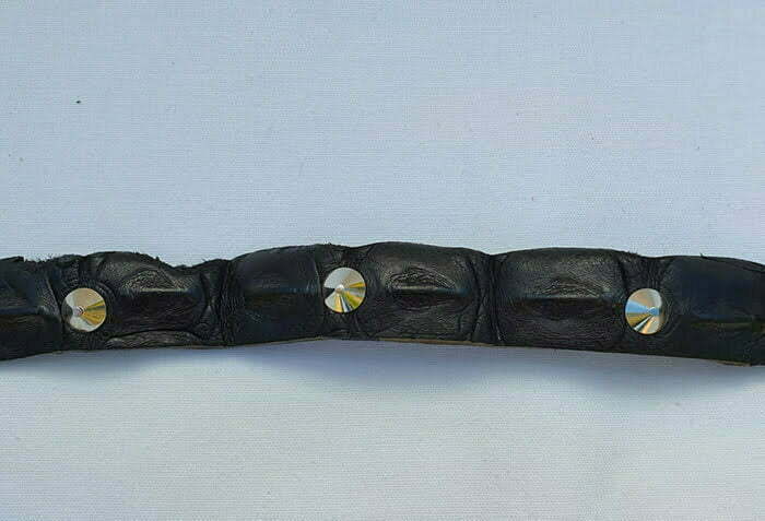 Real Leather Hat Band with Concho