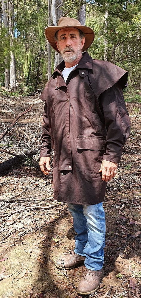 Australian Oilskin Short Coat - 3/4 Length