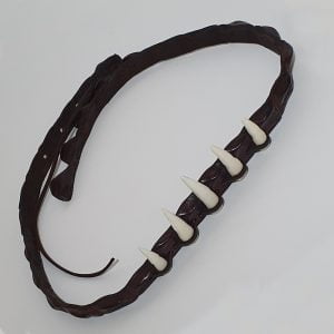 Accessories & Genuine Leather Hatband Australia with 5 Croc Teeth