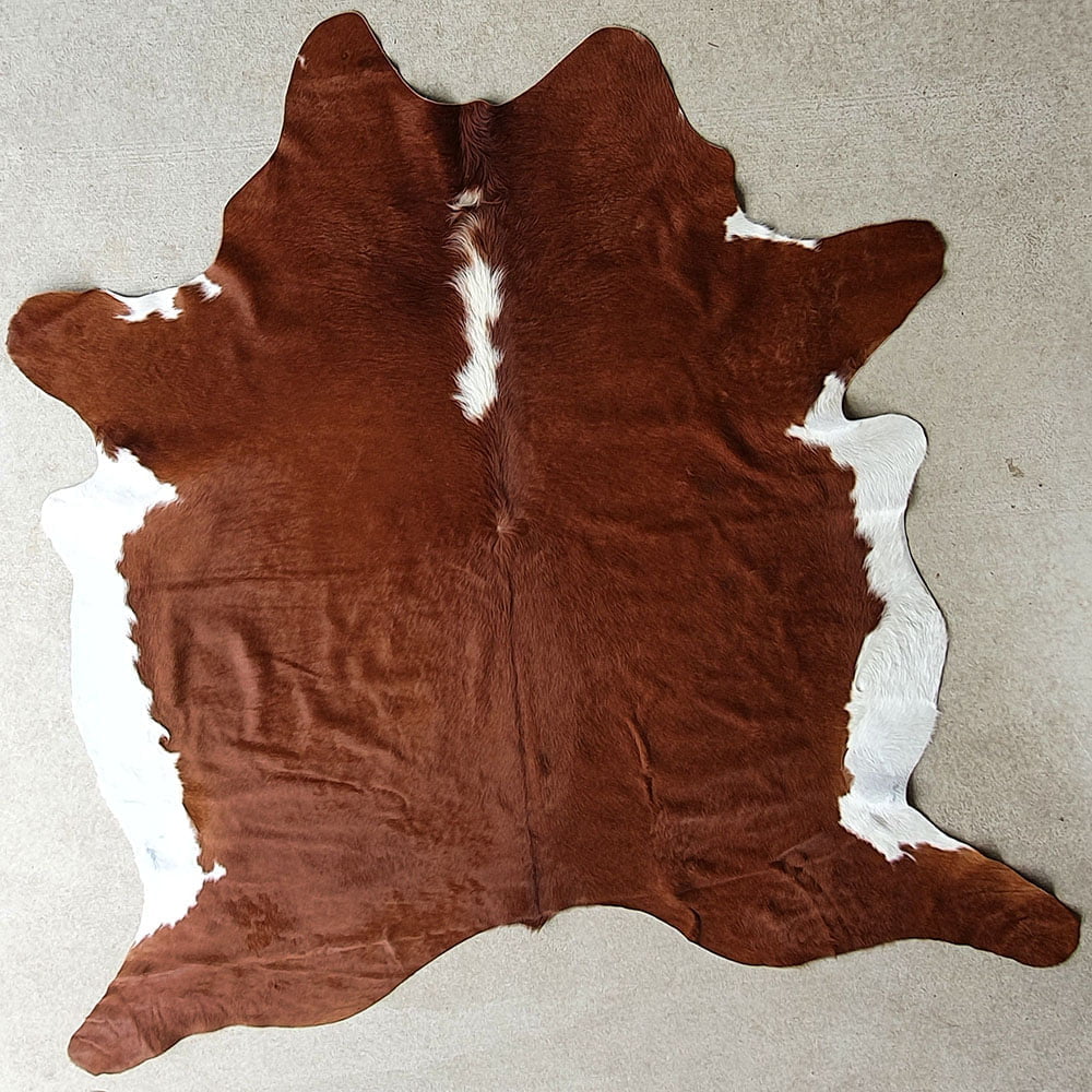 Australian Hereford brown and white natural cow hides
