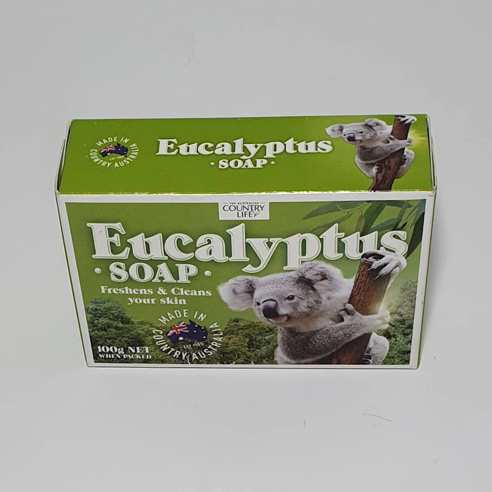 Australian Made Eucalyptus Boxed Soap with Koala Image