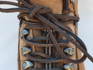 Genuine Leather Brown Shoelaces