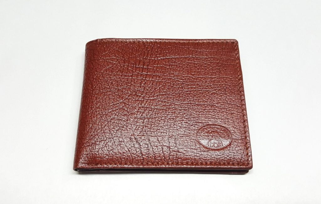 Australian Made Adori Kangaroo Leather Men&#039;s Wallet with ID Slot - Tan - Front View
